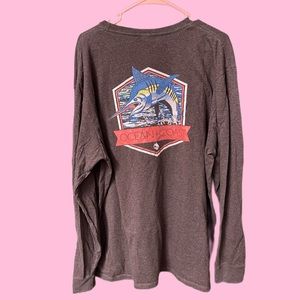 Ocean + Coast Graphic Tee Long Sleeve Nautical XL